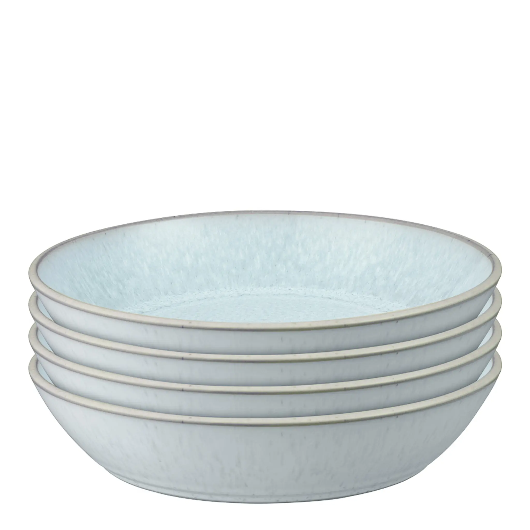 Denby Kiln Green pastatallrik 22 cm 4-pack grön/vit