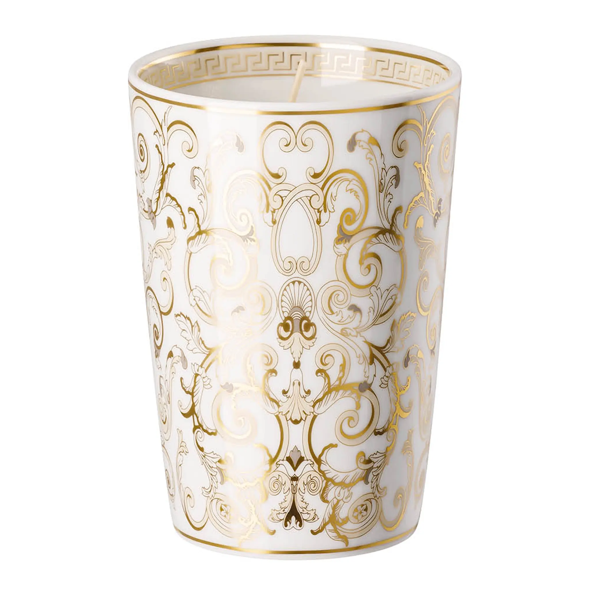 Versace Medusa Gala doftljus 14 cm 2-pack vit/guld