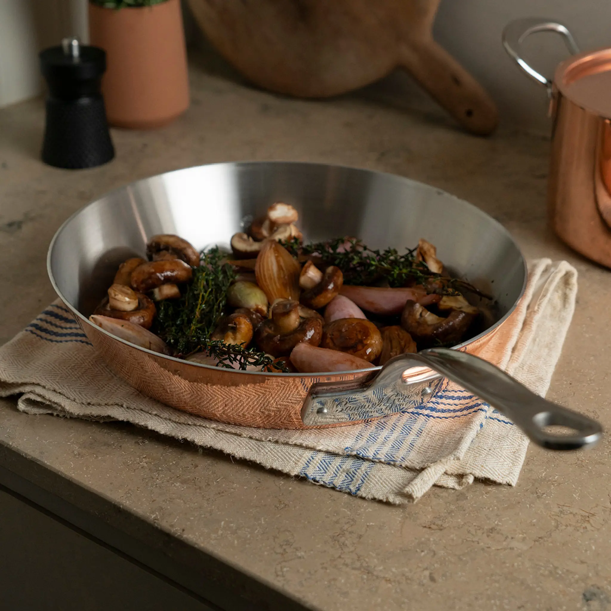 Samuel Groves Copper Induction stekepanne 28 cm