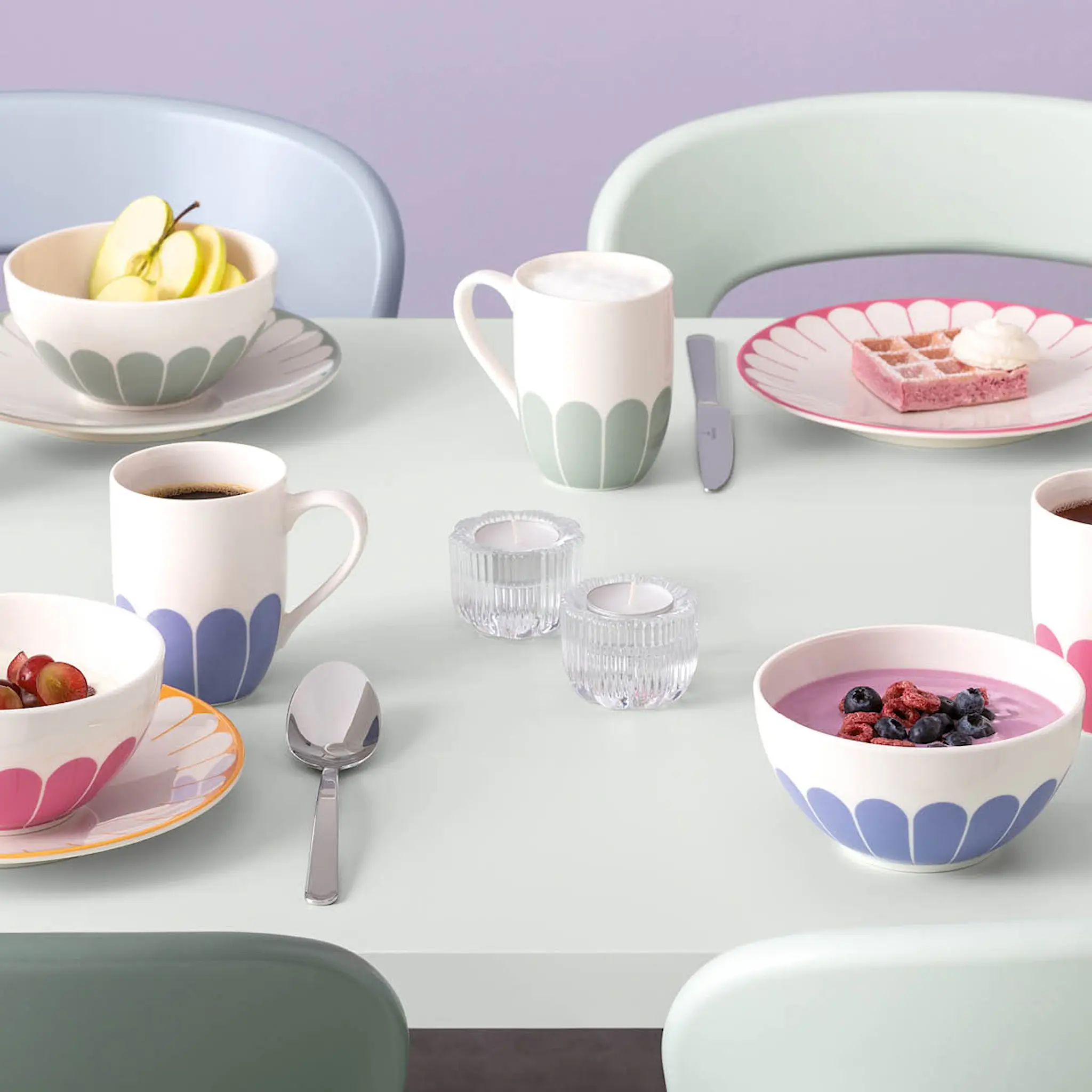 Villeroy & Boch Fleur cassis skål 14 cm 43 cl rosa