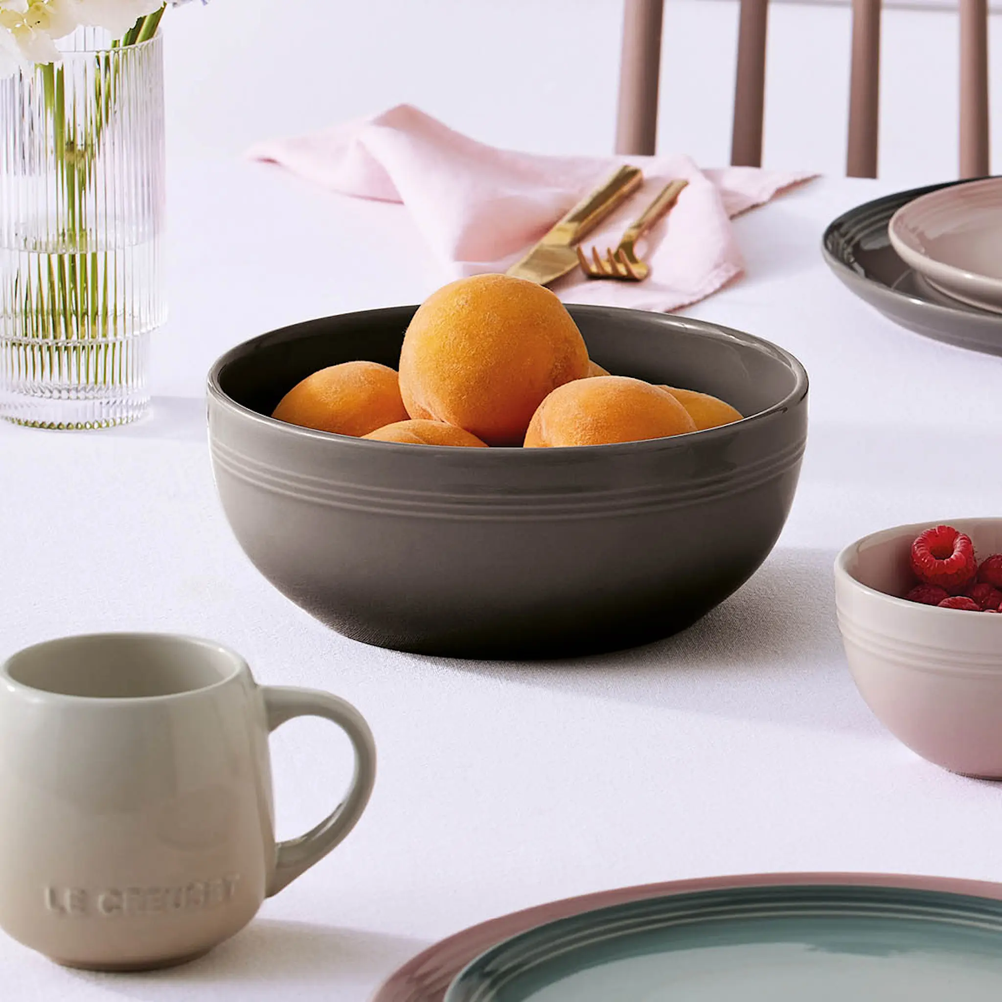 Le Creuset Coupe Collection serveringsskål 20 cm 1,6L Flint