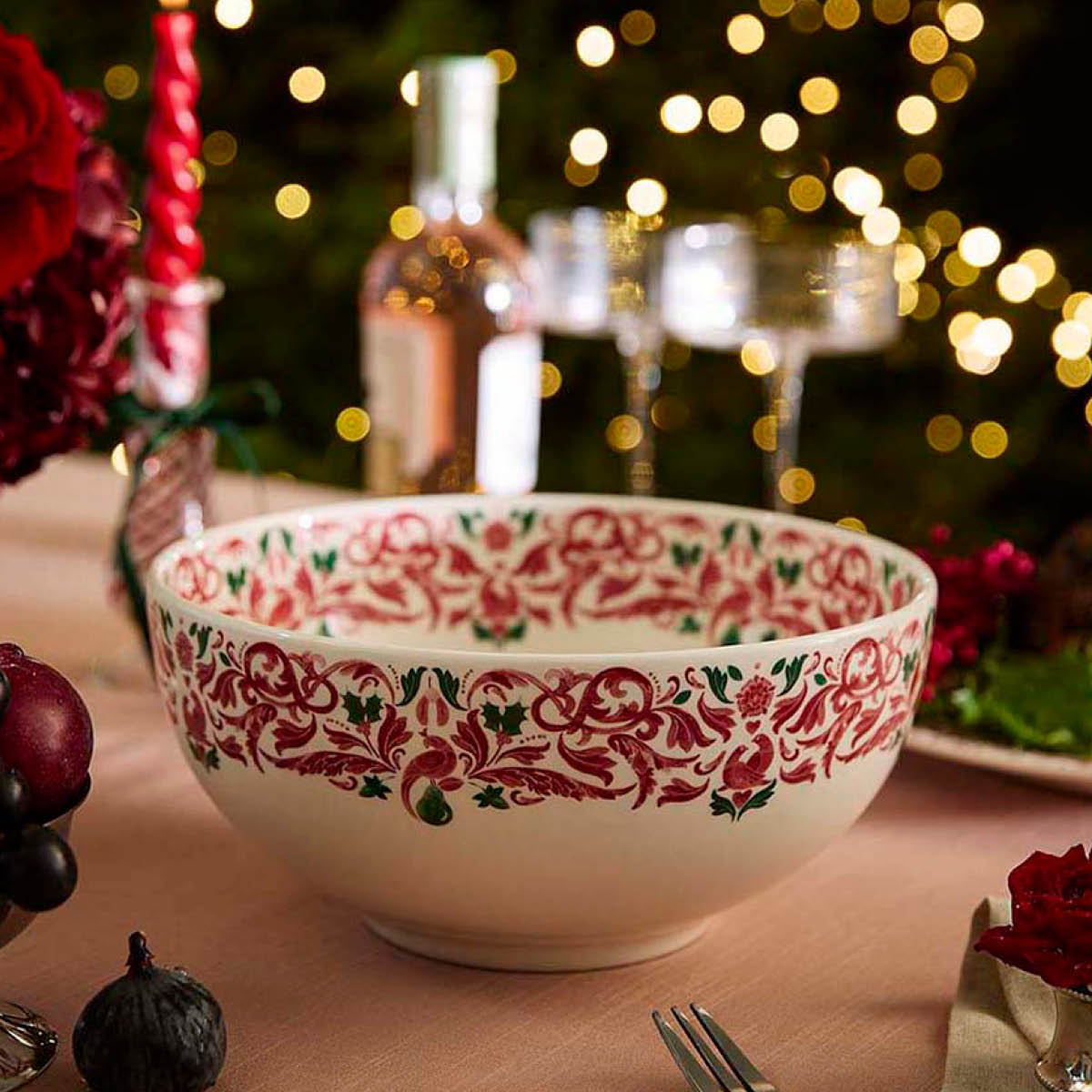 Spode Christmas Tree Yuletide salladsskål 23 cm