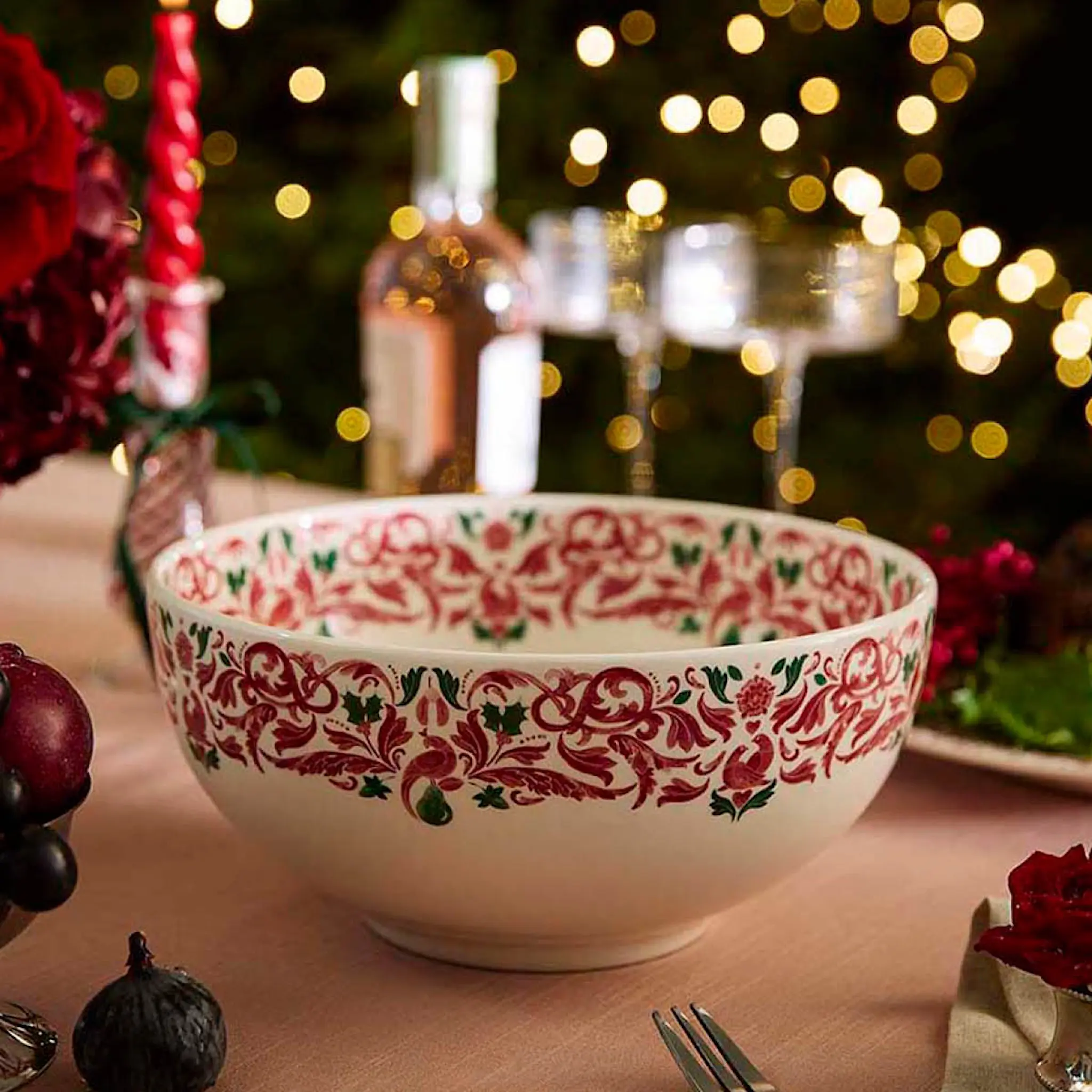 Spode Christmas Tree Yuletide salladsskål 23 cm