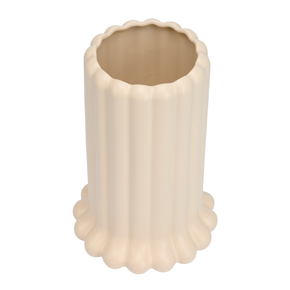Design Letters Tubular Vas 24 cm Beige