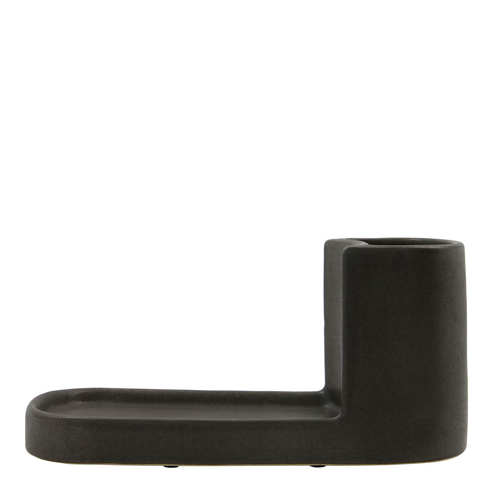 Meraki Datura Harja- ja saippuateline  26x12,5 cm Tummanharmaa