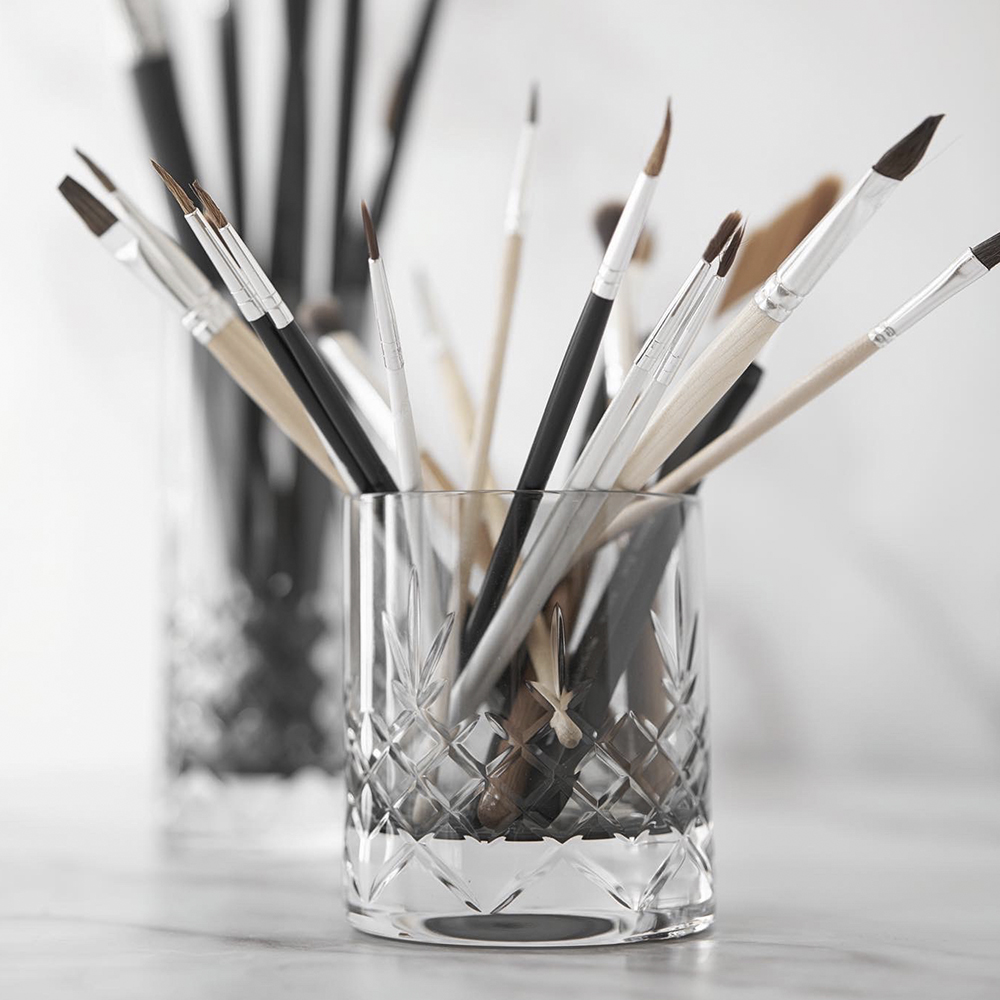 Frederik Bagger Crispy Lowball Lasi 38 cl 2 kpl Harmaa