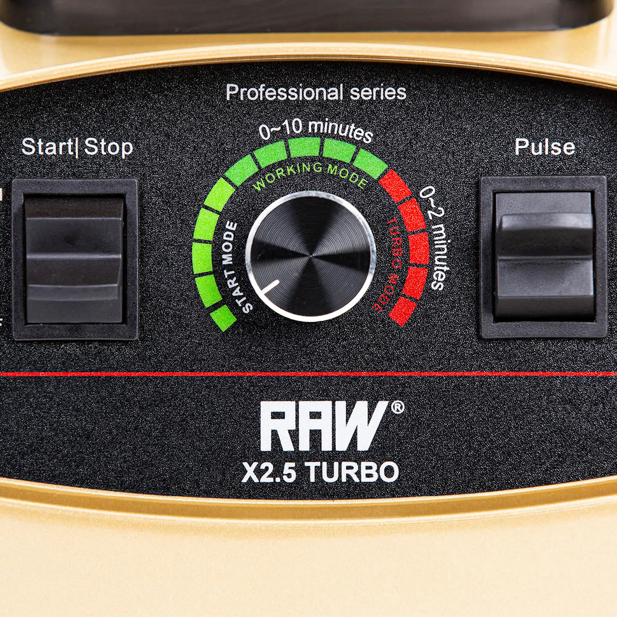 RAW Blender X 2,5 Turbo 2,2 L 1800W Guld