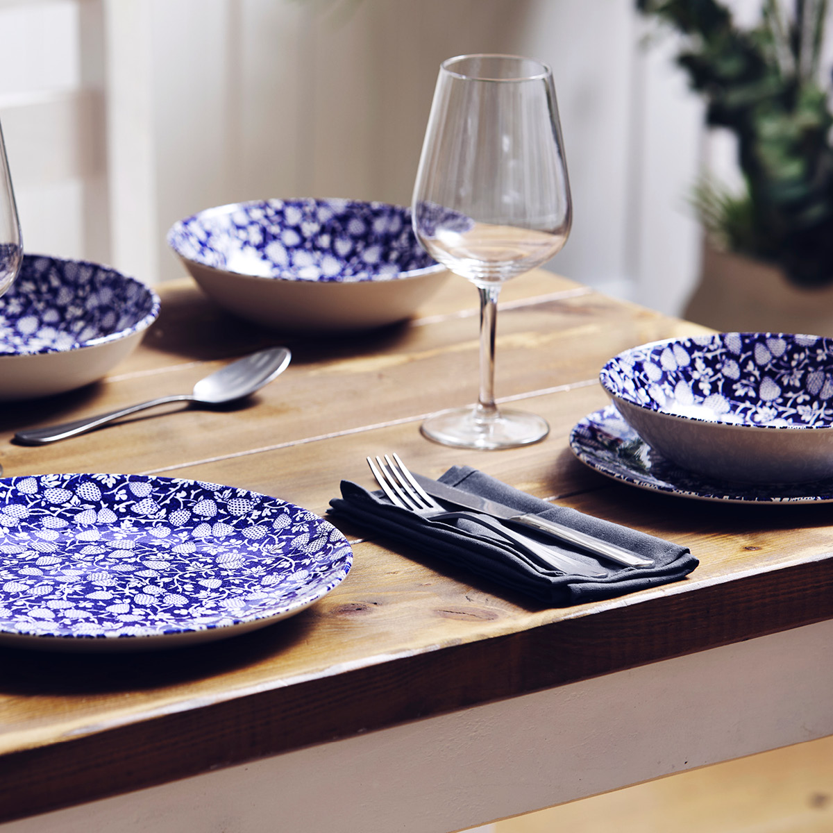 Wade Eton dyp tallerken 19,5 cm blå