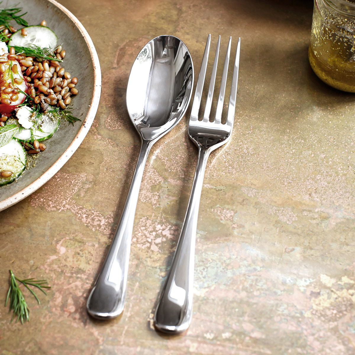 Robert Welch Radford Bright Serveringsked 22,9 cm blankt stål