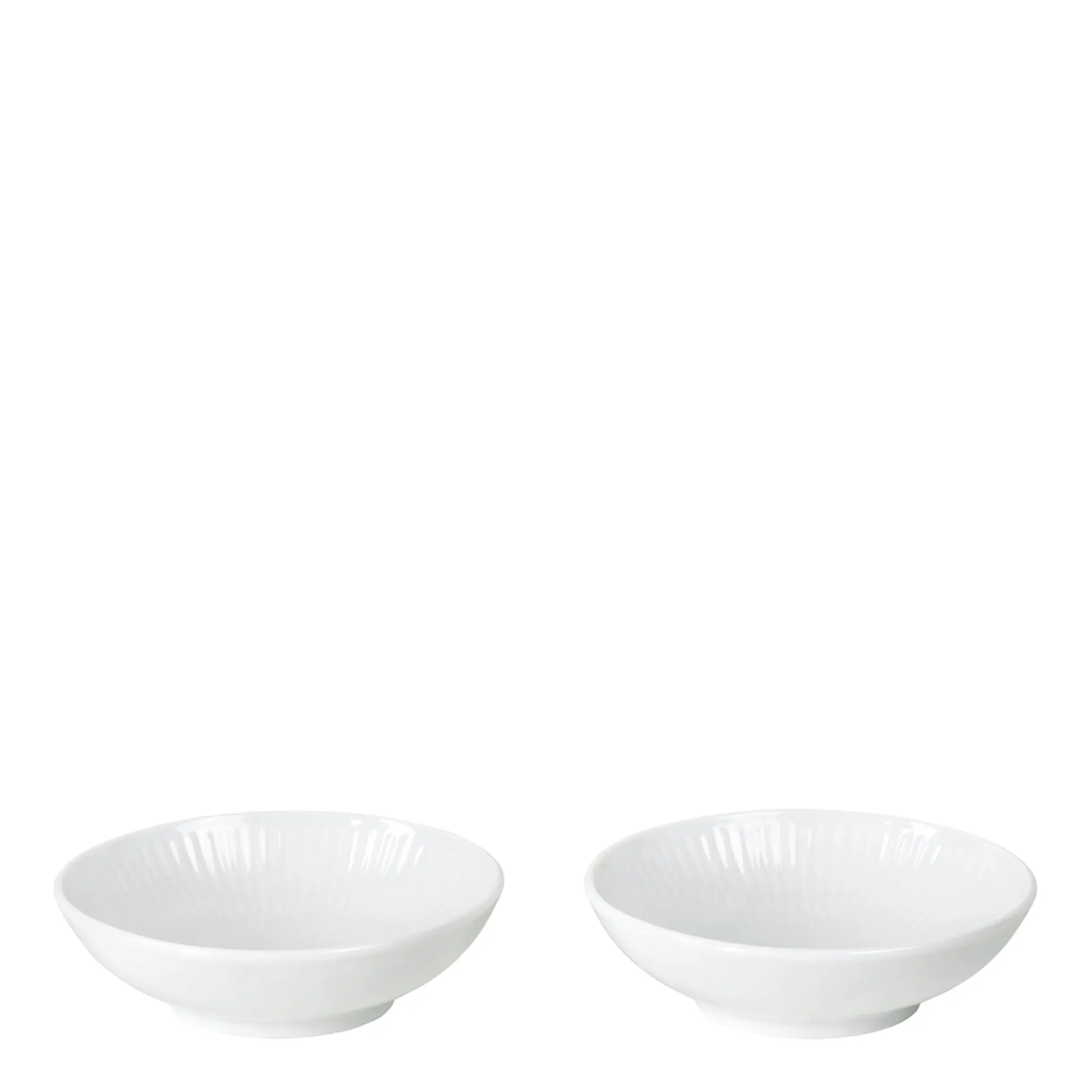Royal Copenhagen White Fluted Dippskål 9 cl 2-pack
