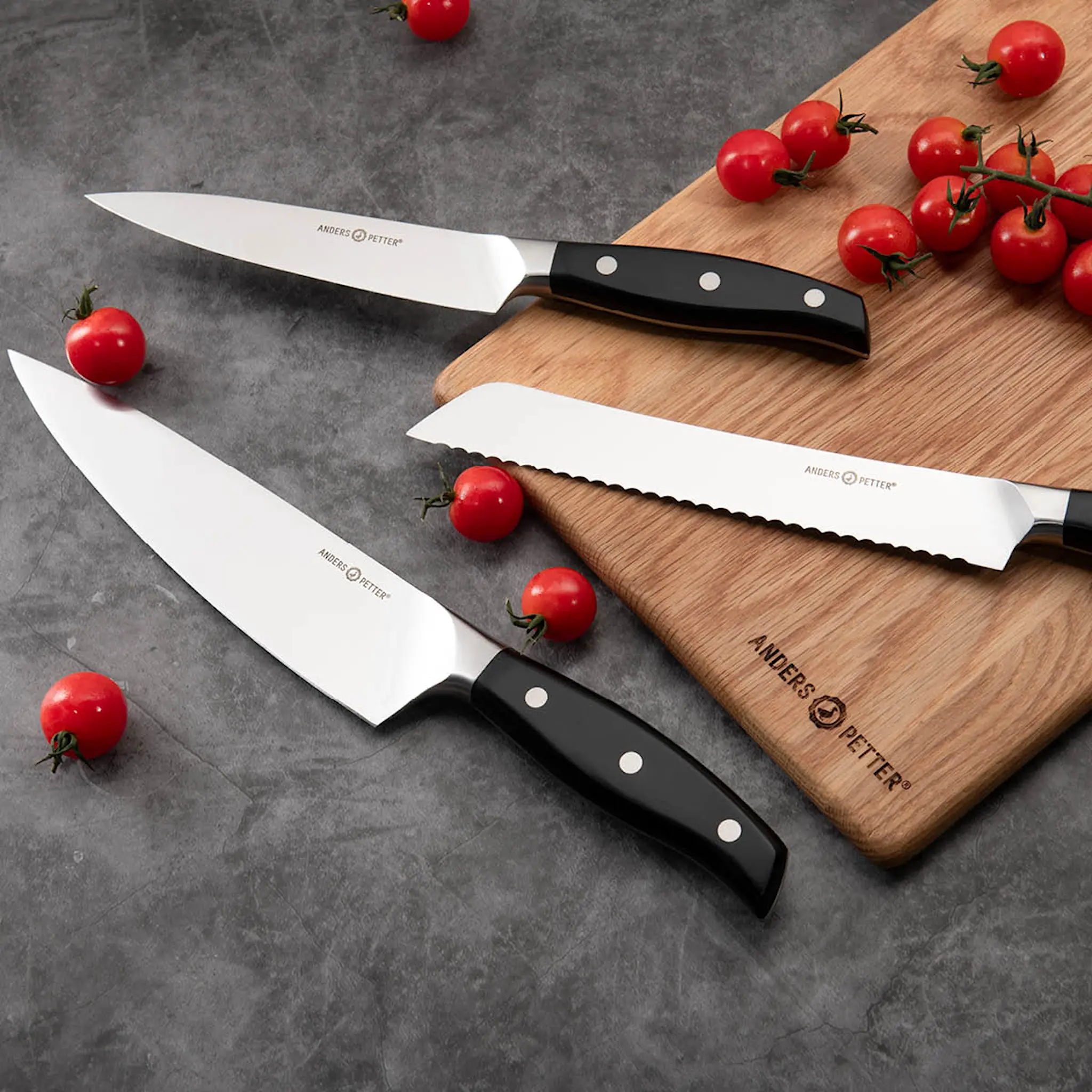 Anders Petter Stenfors Knivset 3 delar