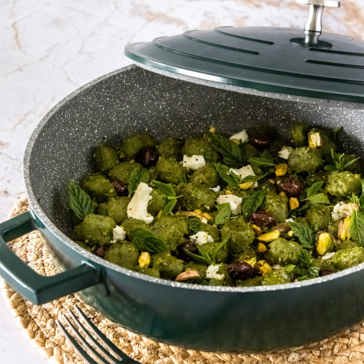 MasterClass Cast Aluminium låg gryta 4 L hunter geren