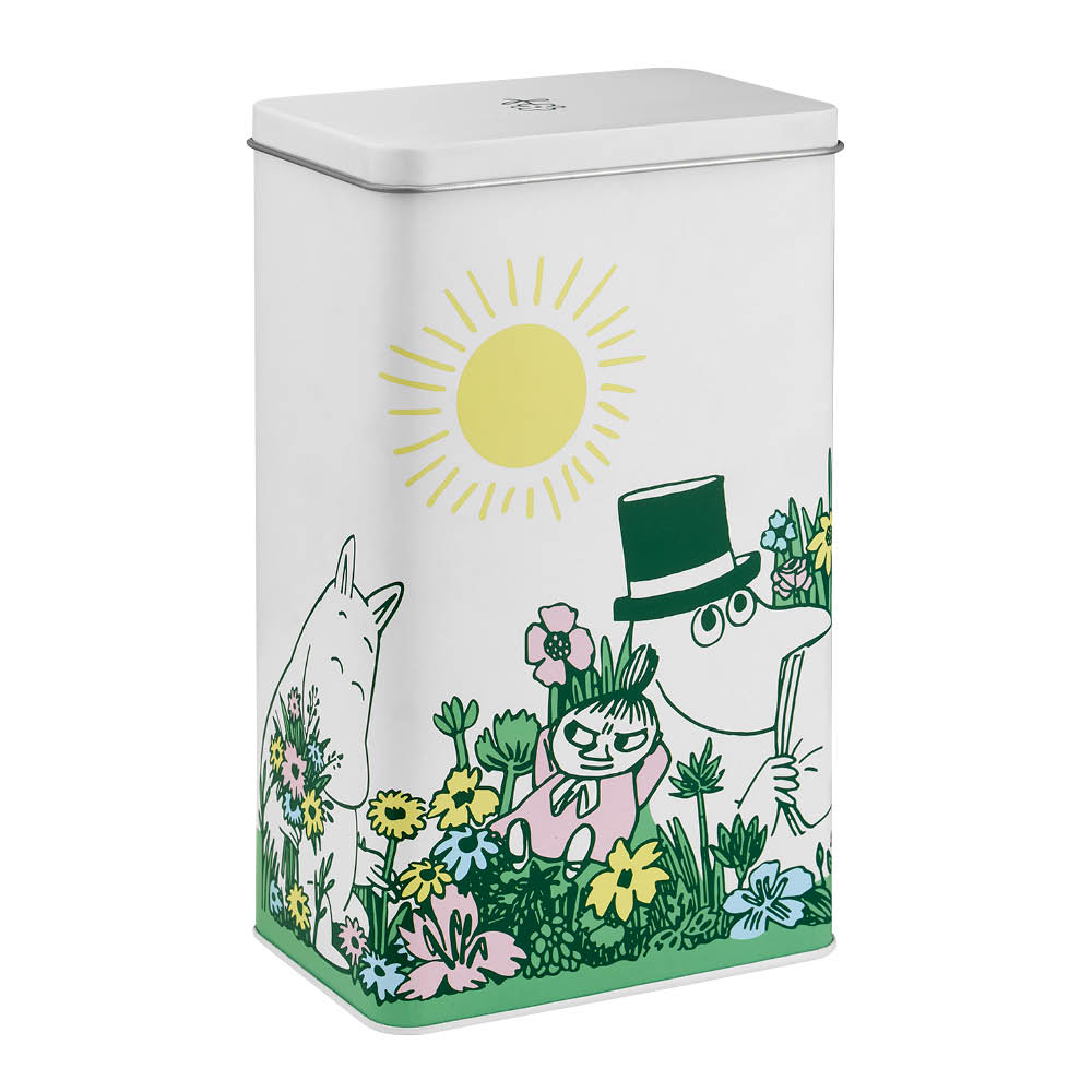 Muurla Muumi Kahvipurkki 12x8x20 cm Valkoinen