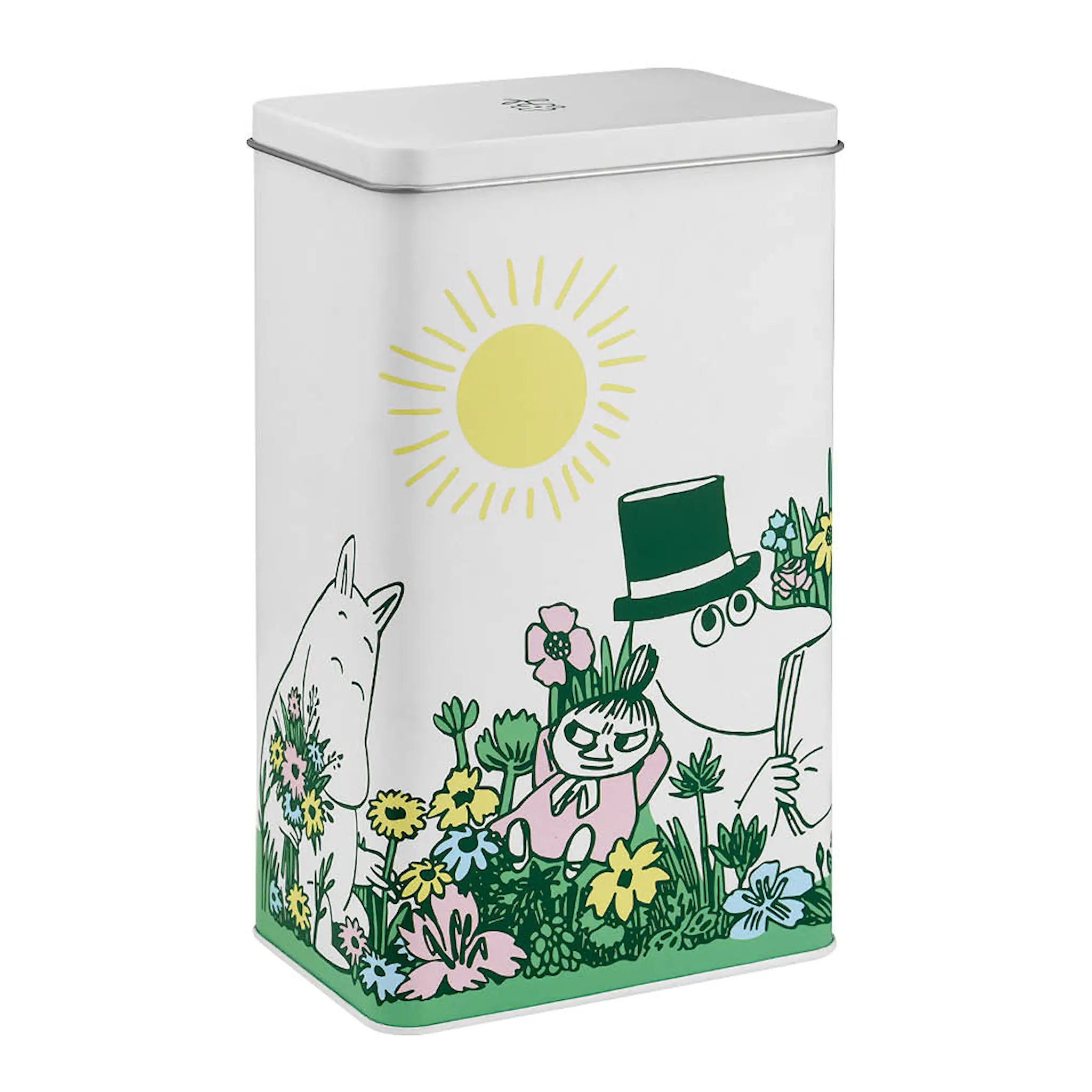 Muurla Muumi Kahvipurkki 12x8x20 cm Valkoinen