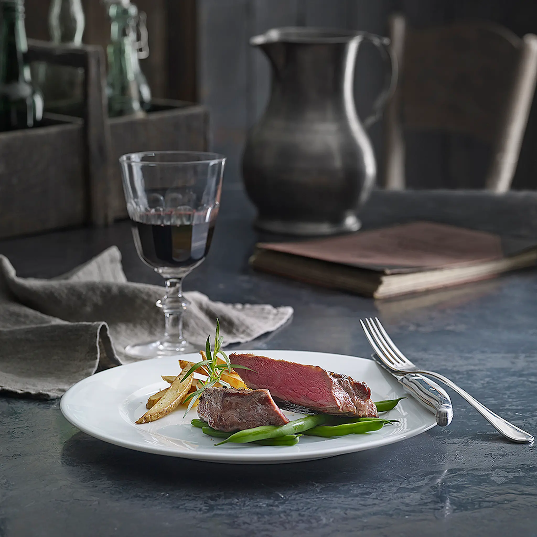 Pillivuyt Sancerre Tallrik flat 22 cm