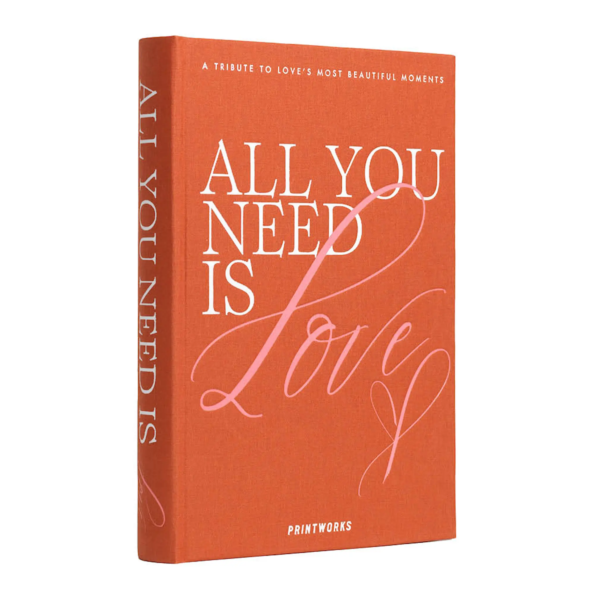 Printworks All You Need is Love fotobok orange