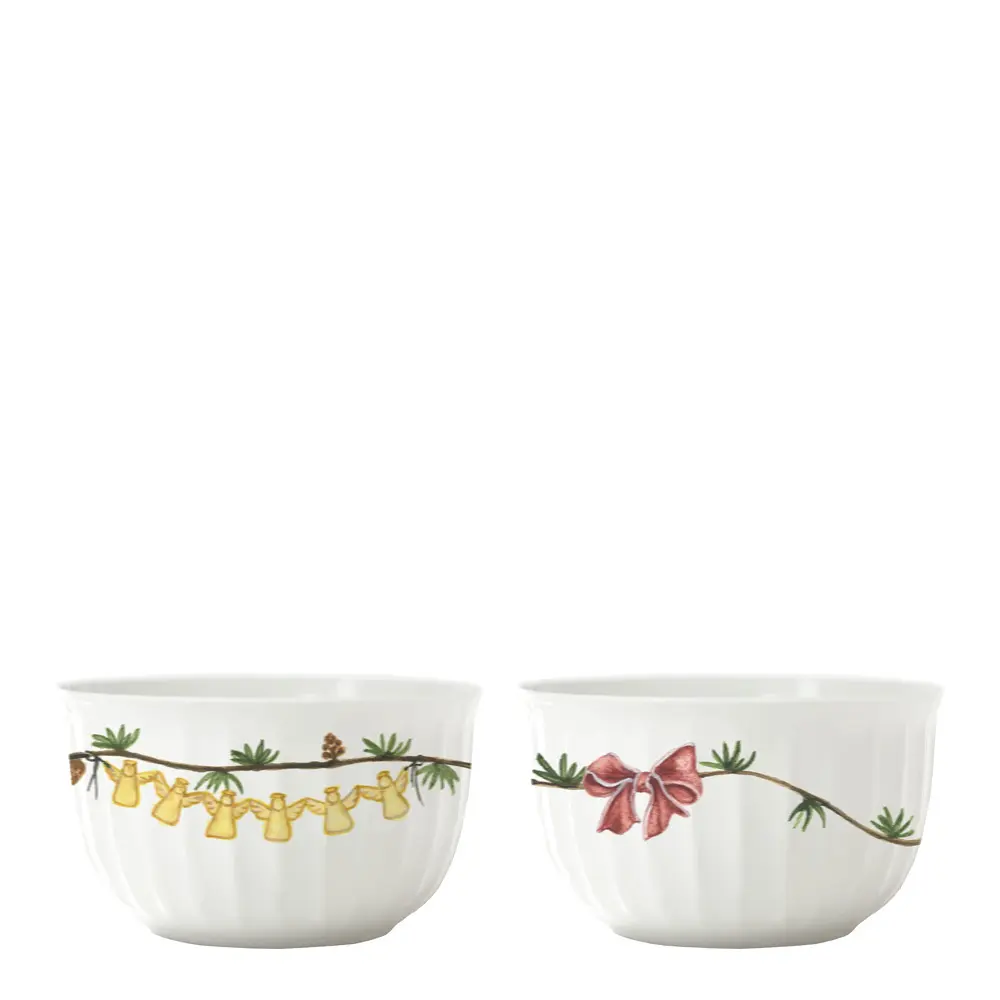 Hammershøi Christmas Kynttilälyhty 6,5 cm 2 kpl Valkoinen