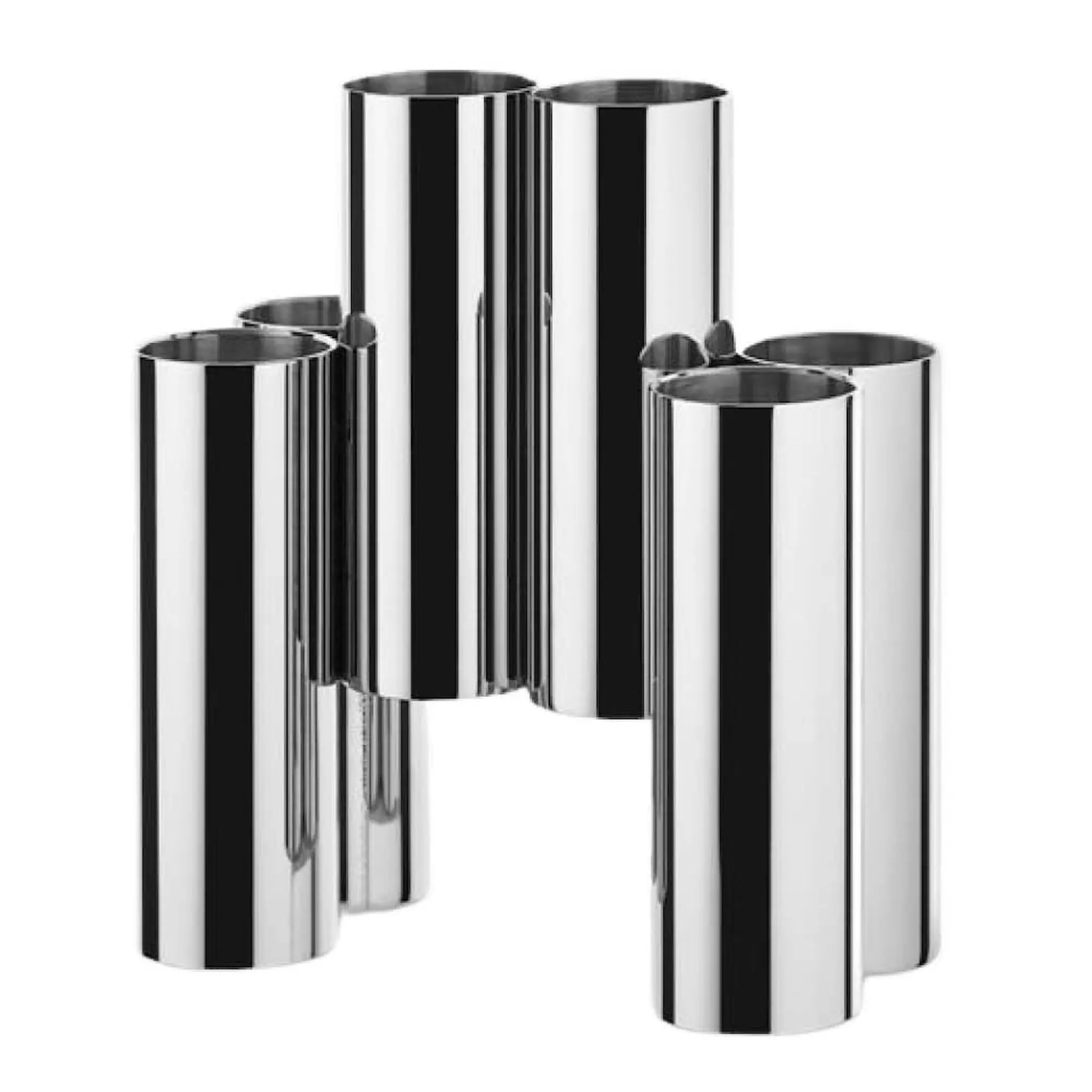 Alessi Canale bestikkholder 15,1x13,1x7 cm blankt stål