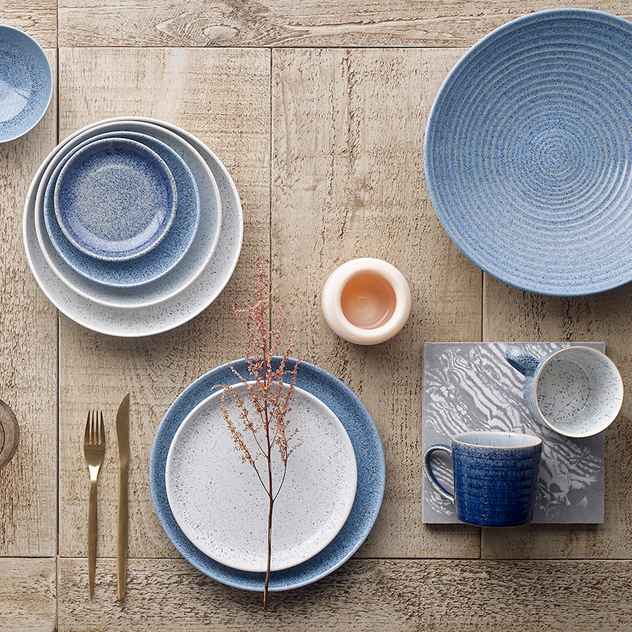 Denby Denbys Studio Blue Skål 22 cm Blå