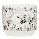 Emilia blomkruka 12x14 cm vit