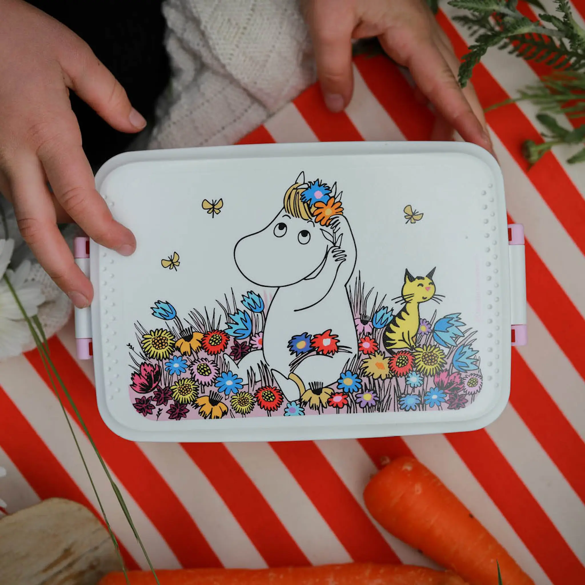 Rätt Start Mumin matlåda Äng rosa