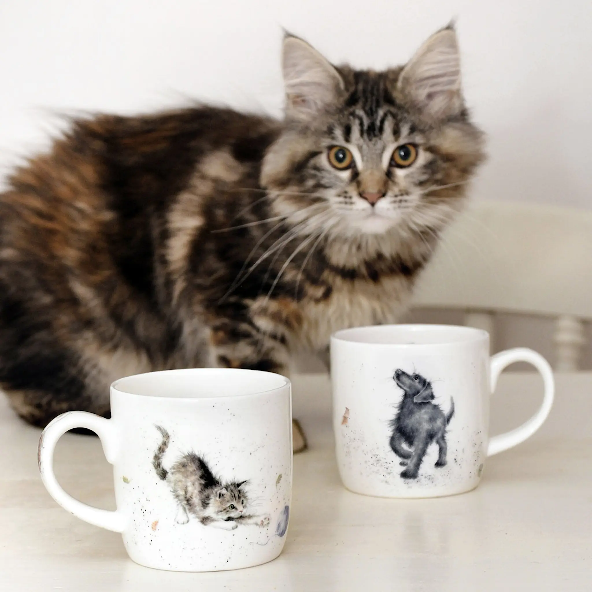 Wrendale Design Mugg 31 cl Cat and Mouse