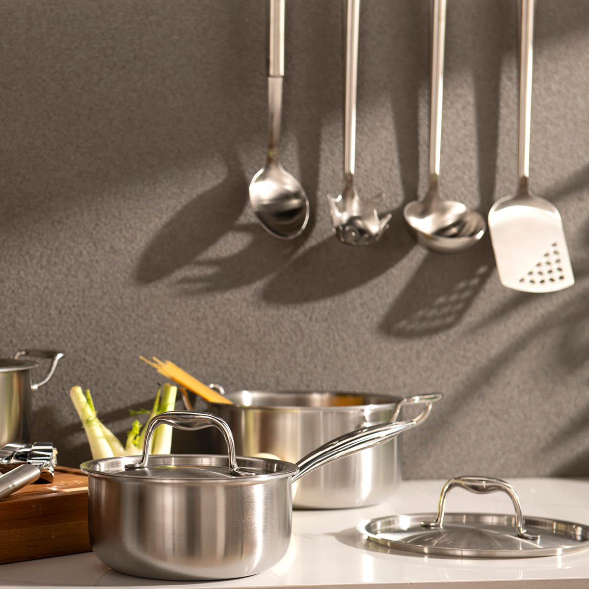 Modern House Chief spaghettiøse 33 cm stål