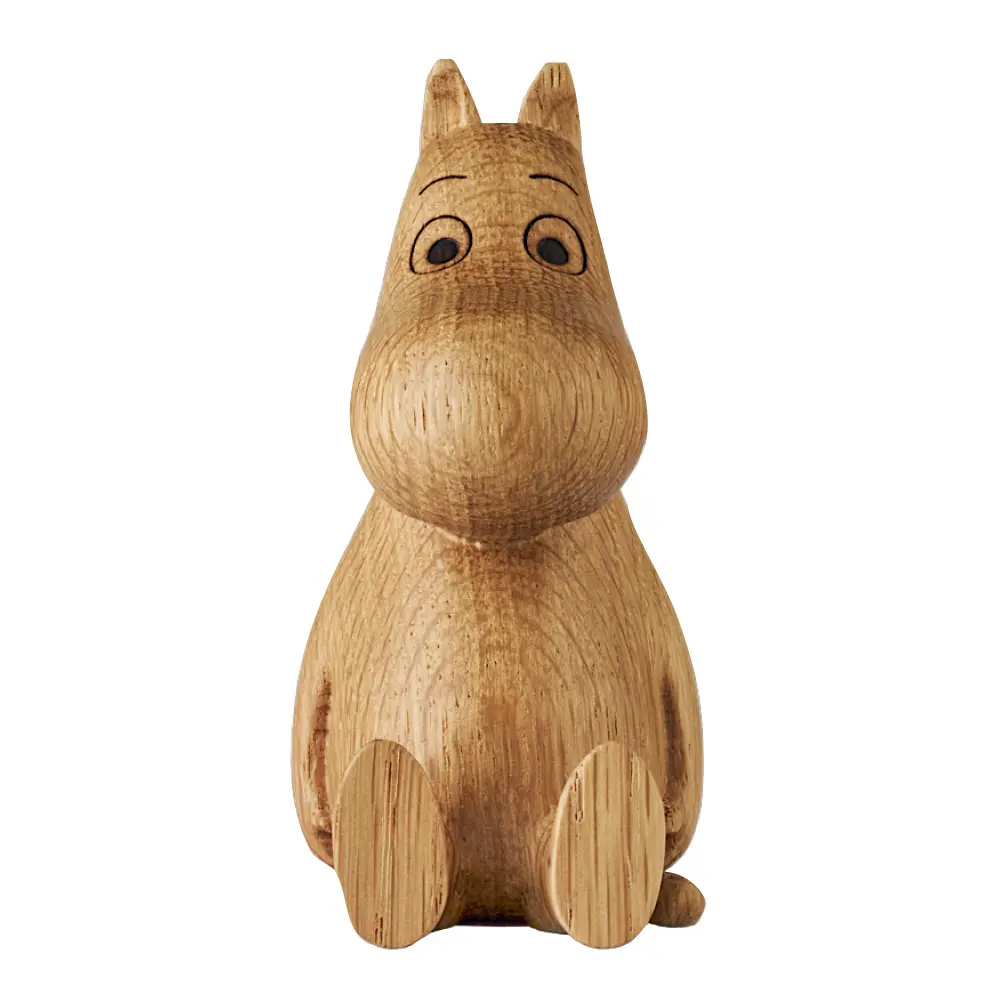 Mumin Puukoriste Muumi 10 cm Tammi