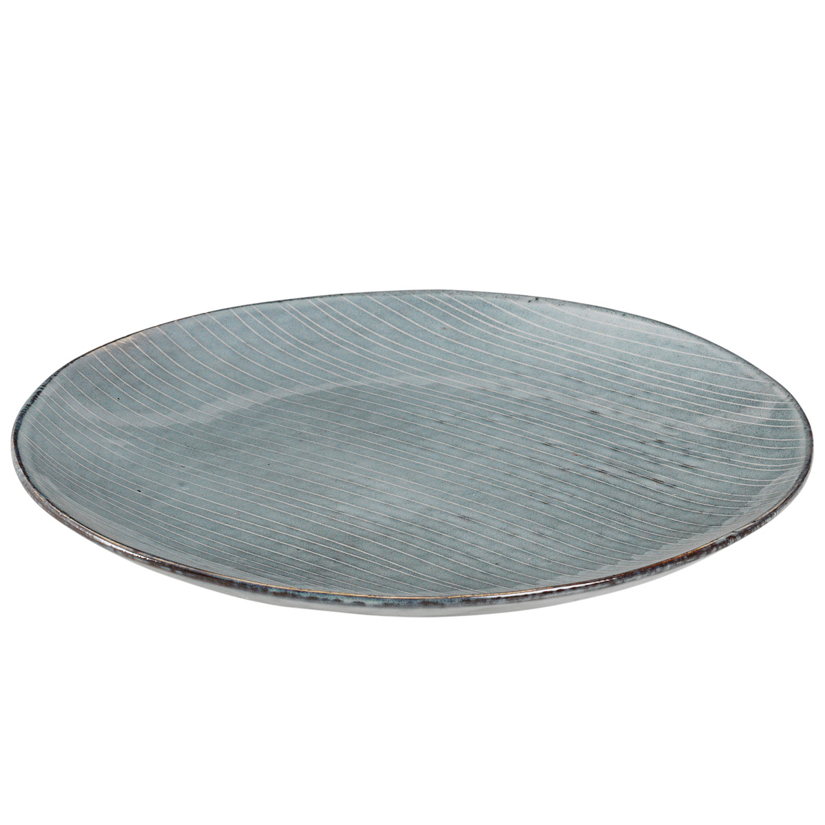 Broste Copenhagen Nordic Sea Tallrik flat 26 cm Blå