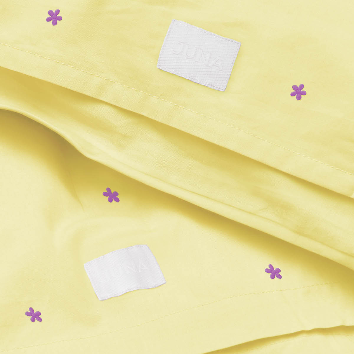 Juna Daisy påslakanset junior 100x140 cm gul