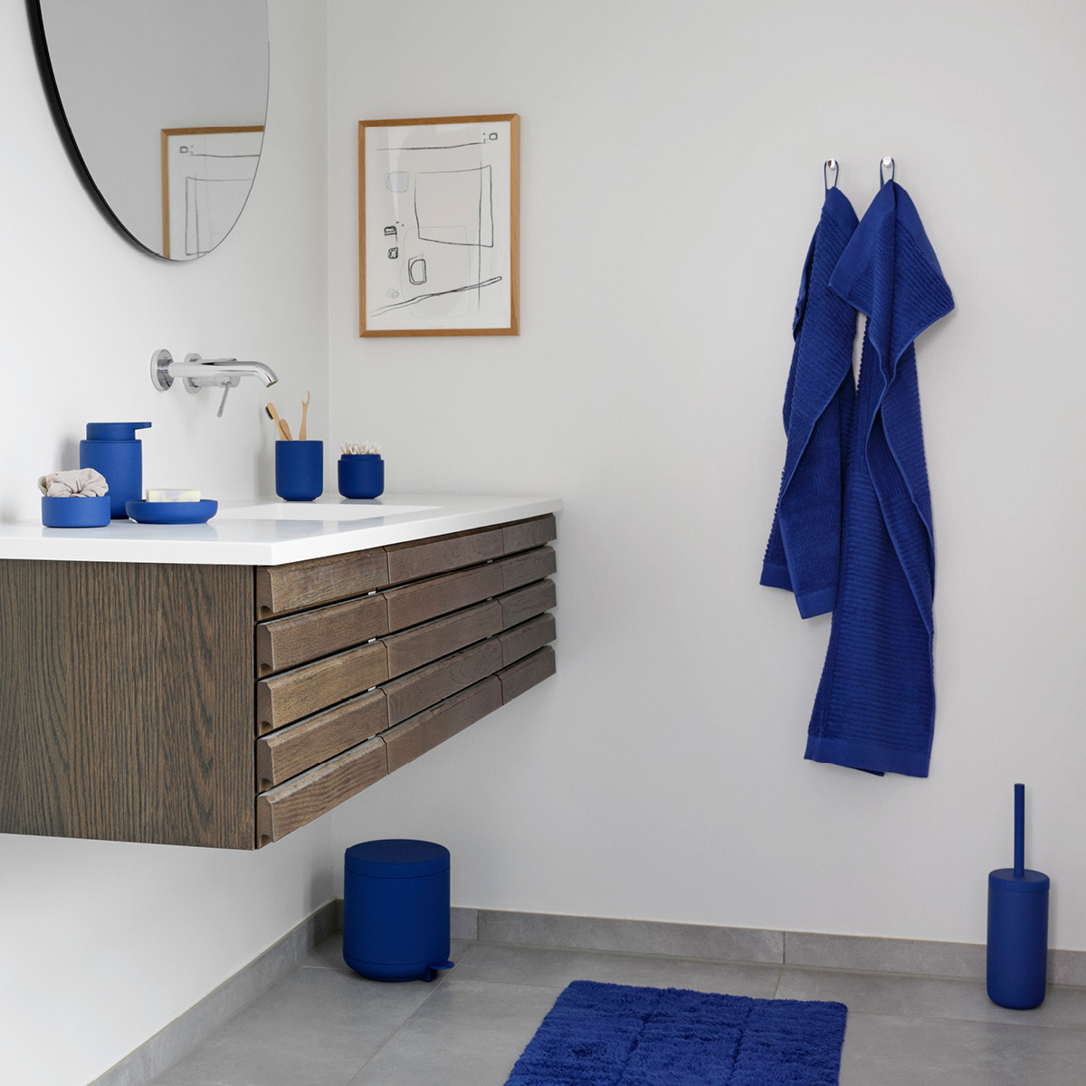 Zone Ume såpedispenser 13 cm indigo blue