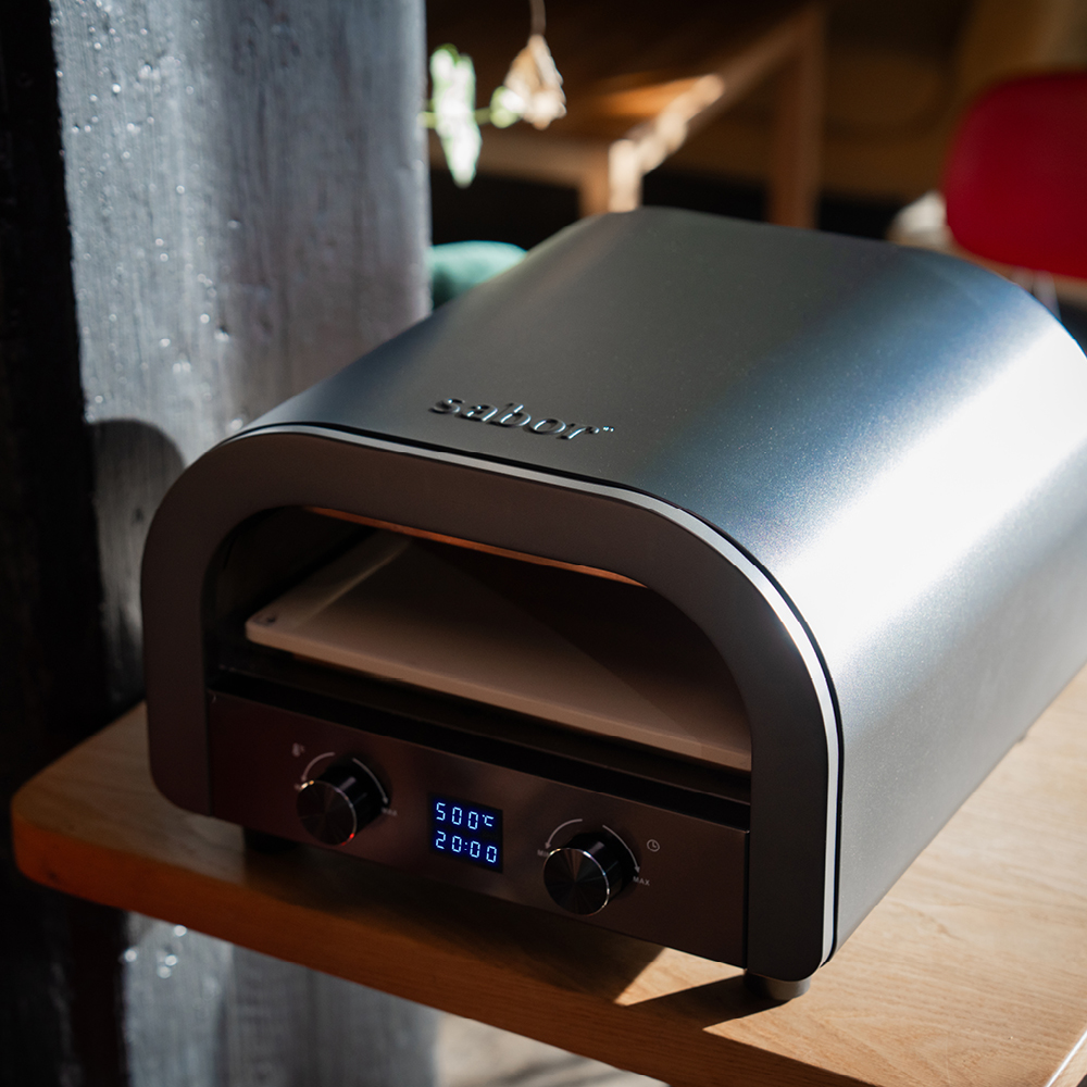 Sabor Ultimate elektrisk pizzaovn svart