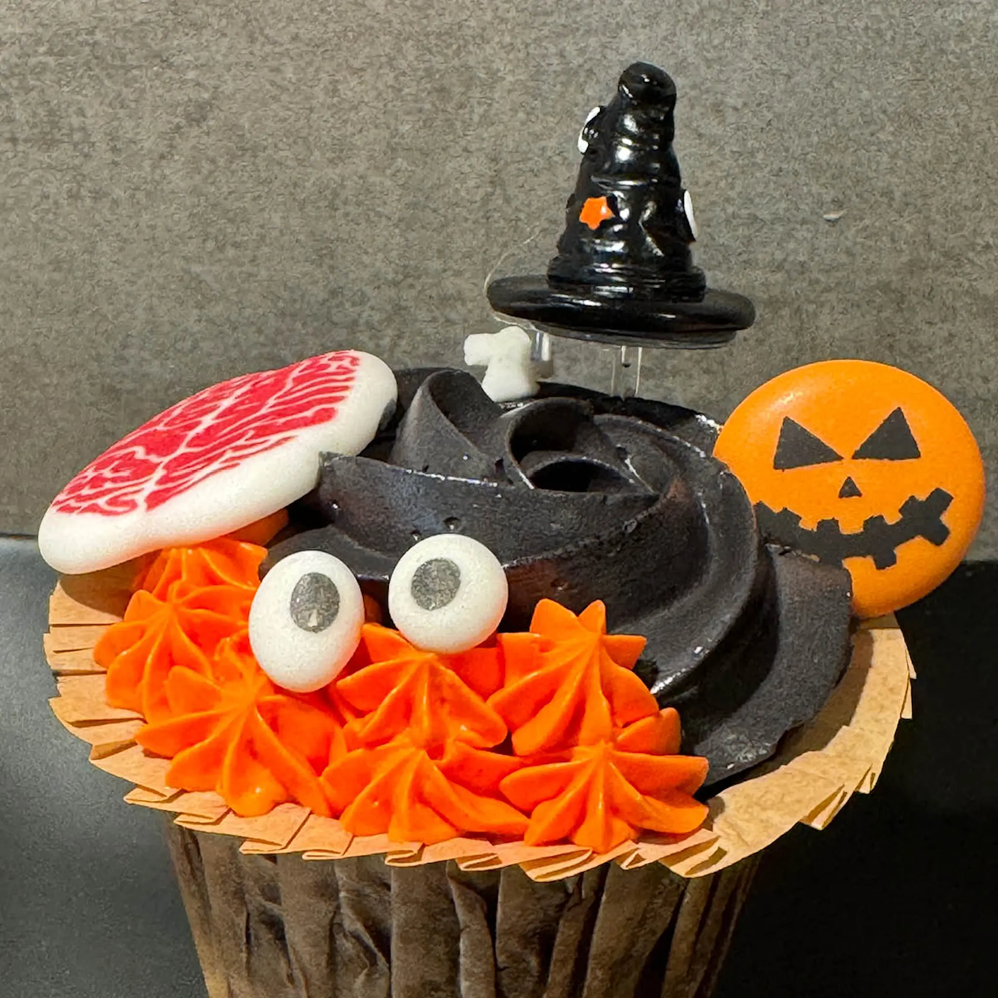 ScrapCooking Halloween tårtdekorationer 4-pack multi
