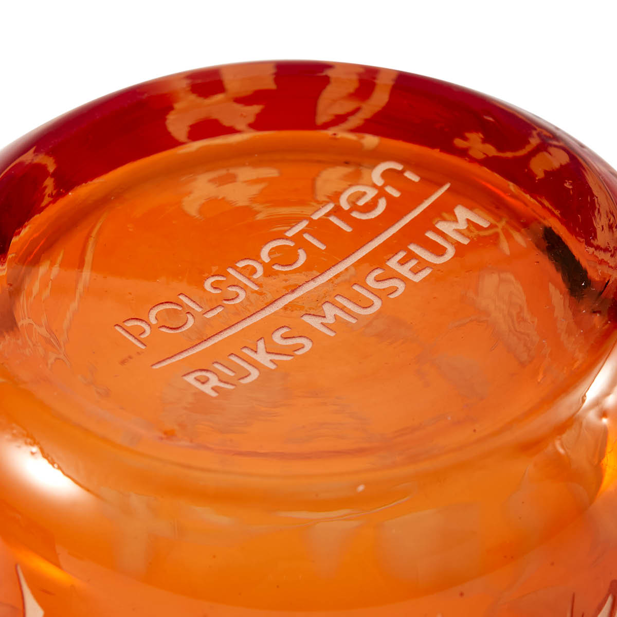 Pols Potten Rijksmuseum Blomster dricksglas 9,5x8,5 cm 2-pack orange