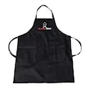 Förkläde i tyg Svart