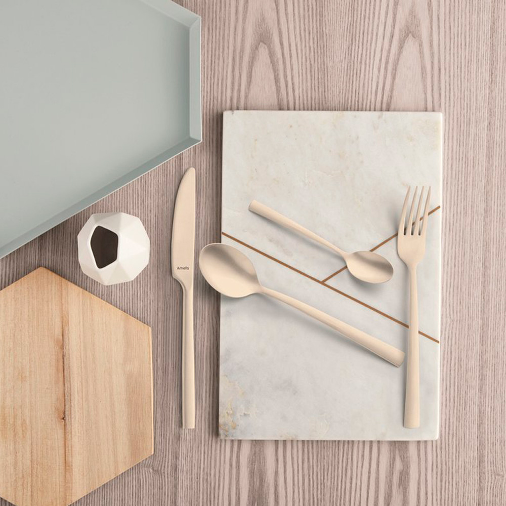 Amefa Manille bestikksett 16 deler matt champagne