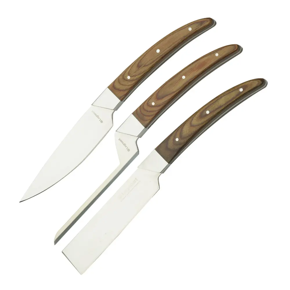 Caseus Juustoveitsisetti 3 osaa Vaalea puu