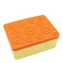 Blomma orange/ljusgul