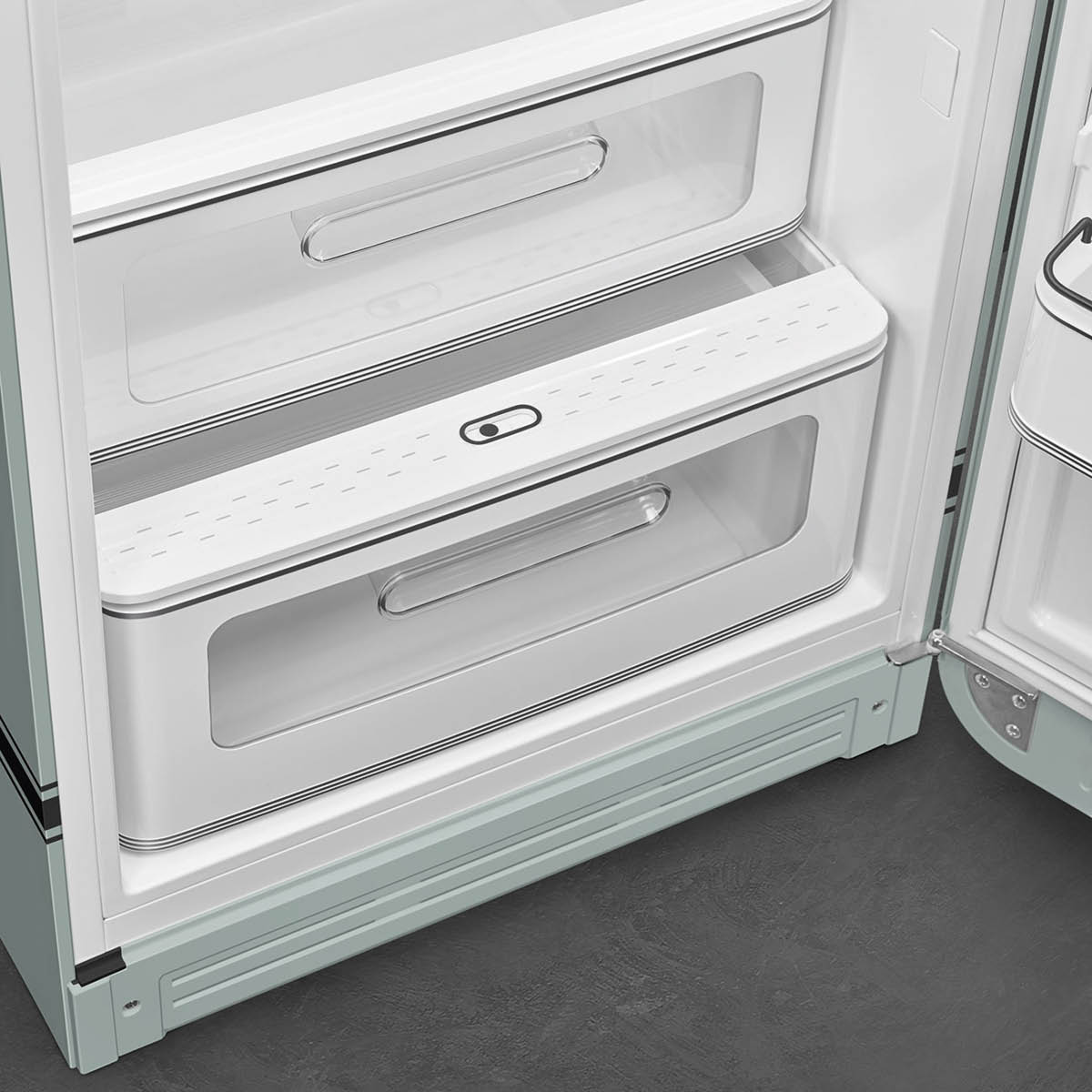 Smeg Smeg x Porsche kylskåp med frysfack Special Edition Shade Green