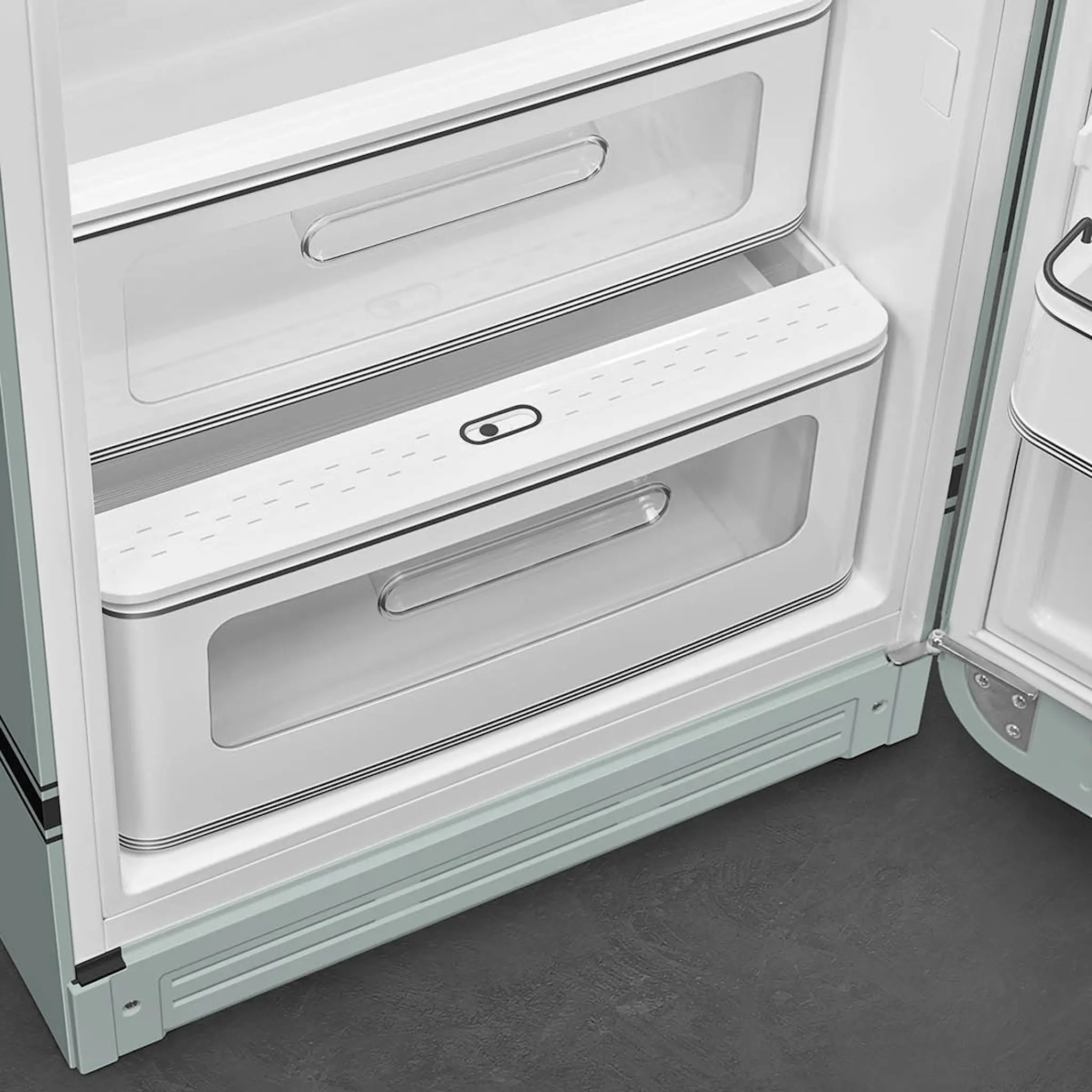 Smeg Smeg x Porsche kylskåp med frysfack Special Edition Shade Green