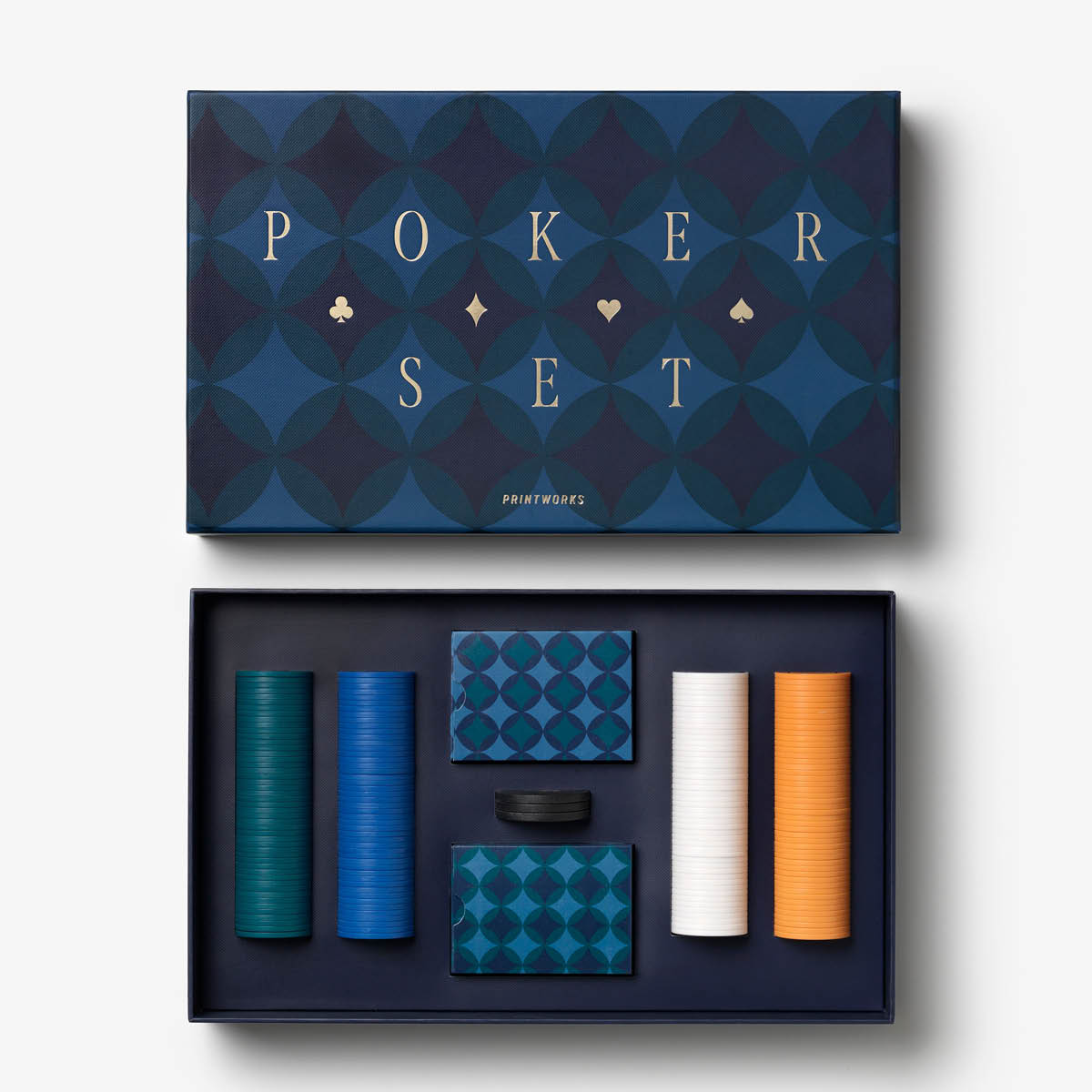 Printworks Klassisk pokerset Art of Poker Diamonds