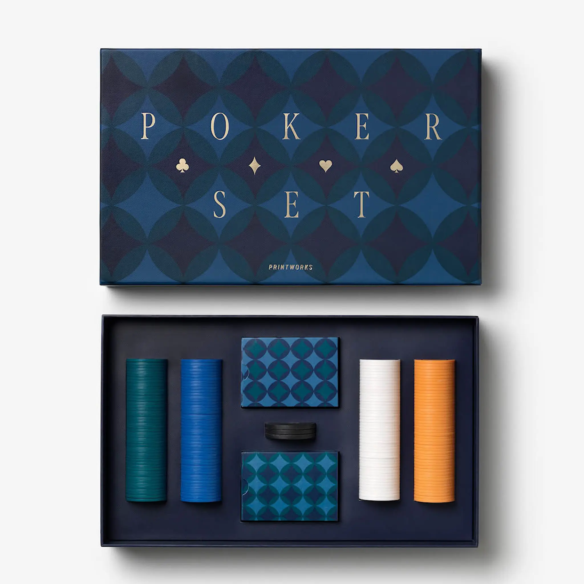 Printworks Klassisk pokerset Art of Poker Diamonds