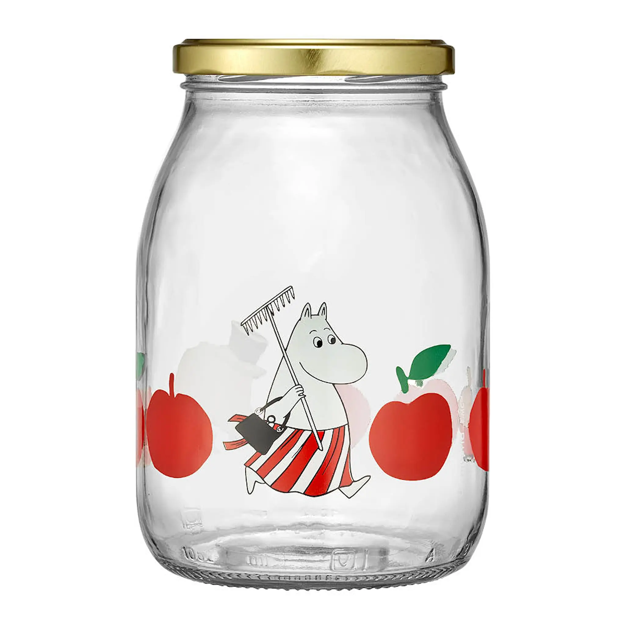 Muurla Mumin glasburk 1 L Glada Äpplen