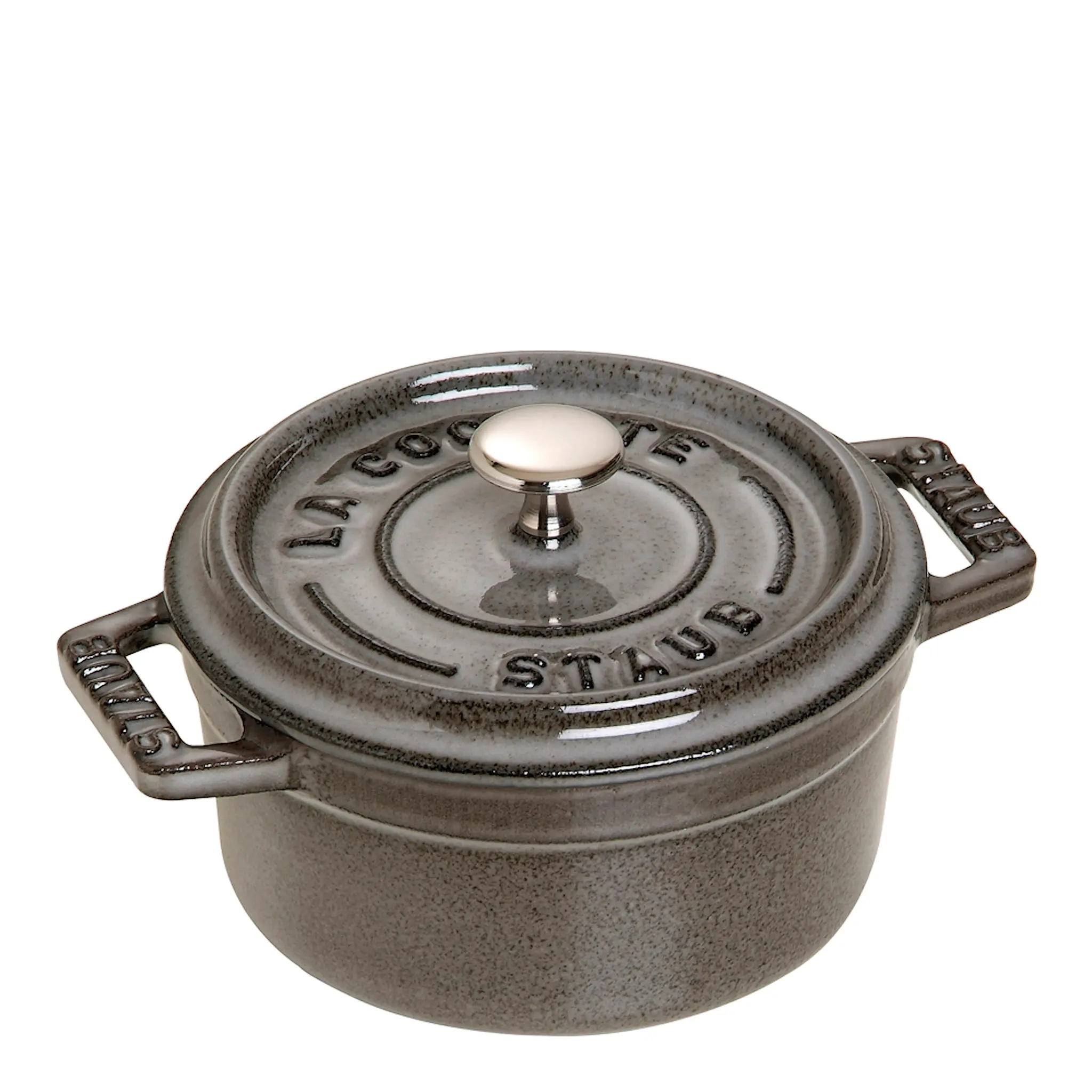 Staub Gryta 0,25 L rund Grå