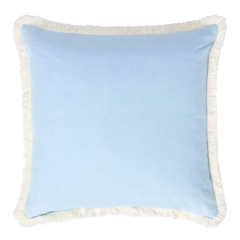 Tyynynpäällinen hapsuilla 50x50 cm Sininen