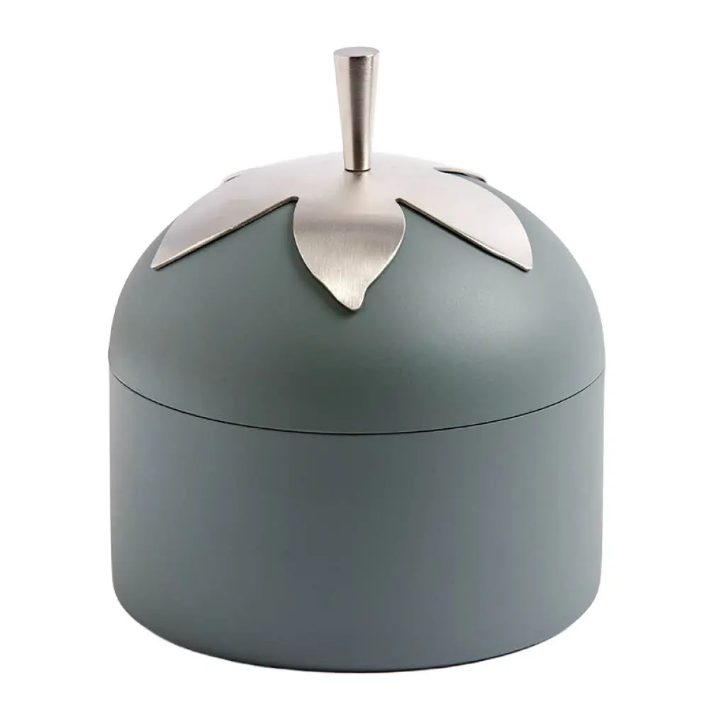 Bladboks med skje 15 cm grønn