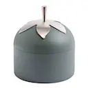 Blad Burk med skopa 11 cm Grön