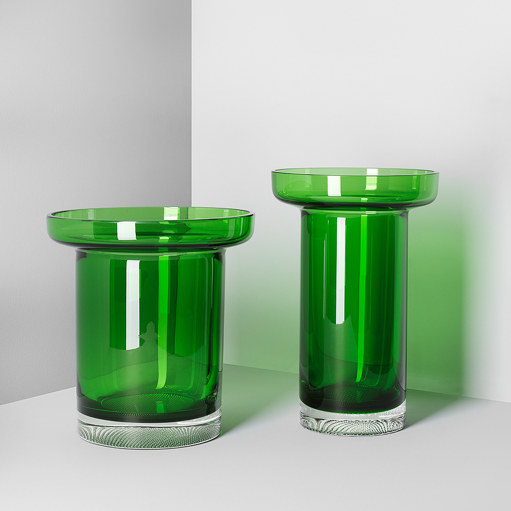 Kosta Boda Limelight tulipanvase 19,5 cm grønn