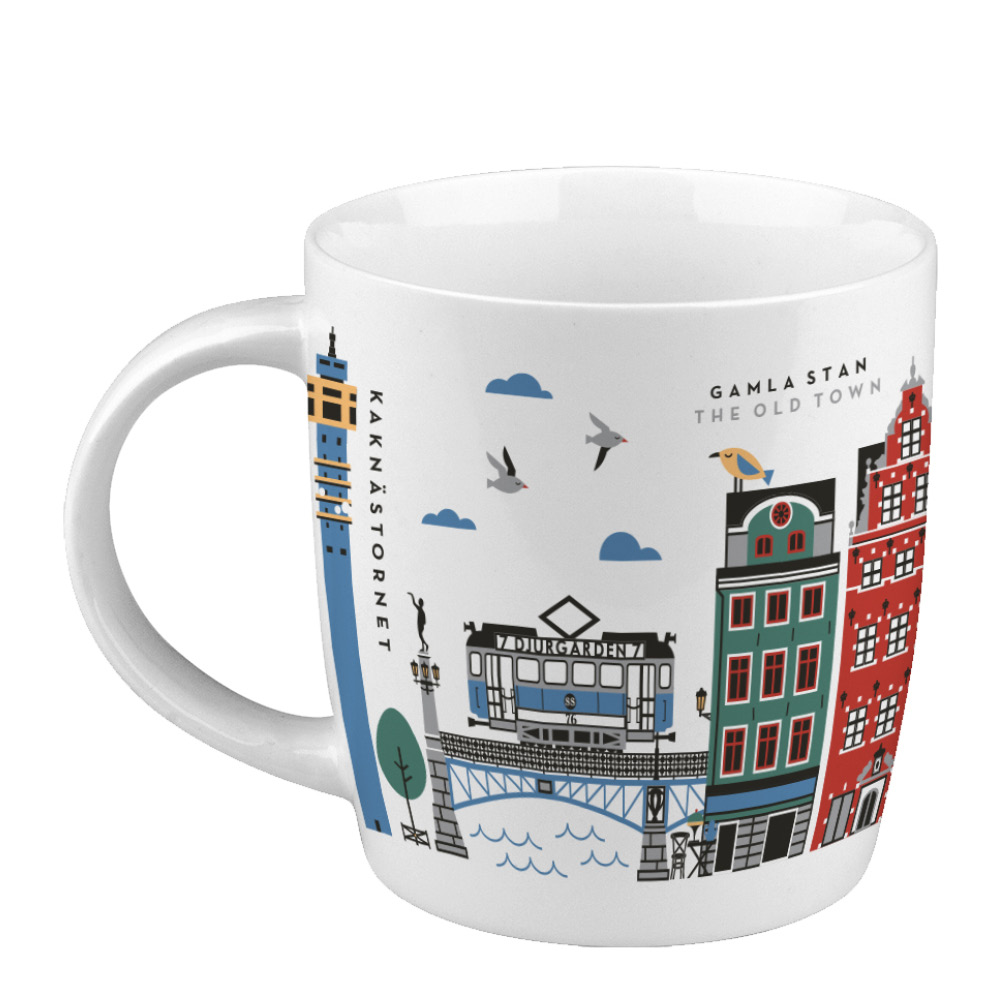 Citronelles Stockholm City Mugg 35 cl Multi
