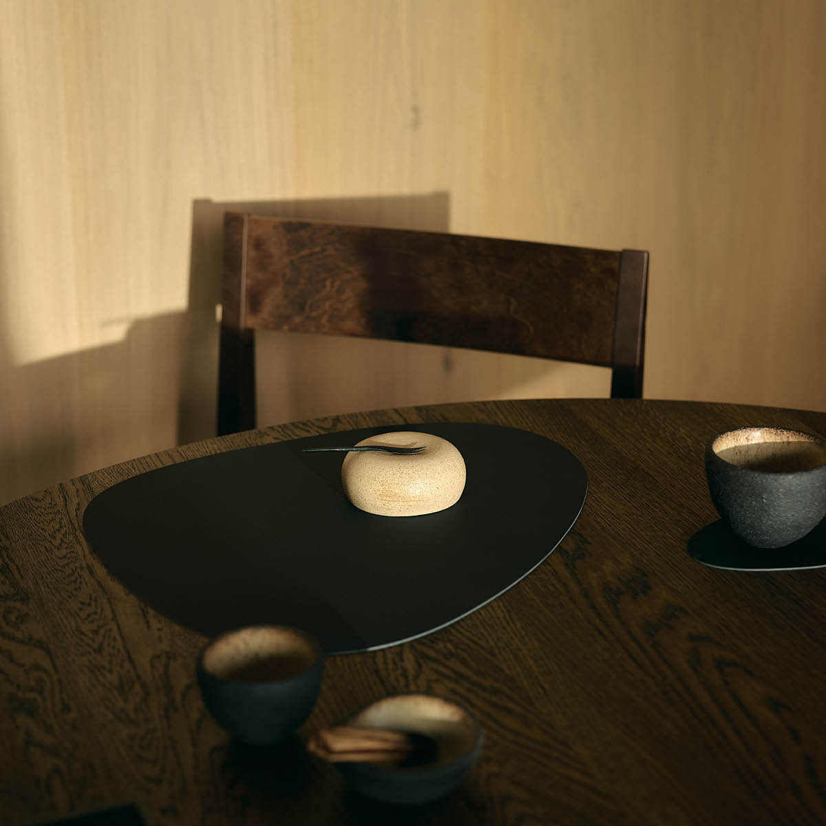 LIND DNA Curve Nupo glasunderlägg 11x13 cm Black Ink